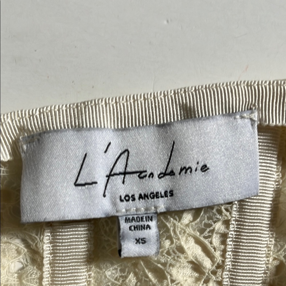 L’Academie Maxime Ivory Corset Top Sz XS - Picture 8 of 10